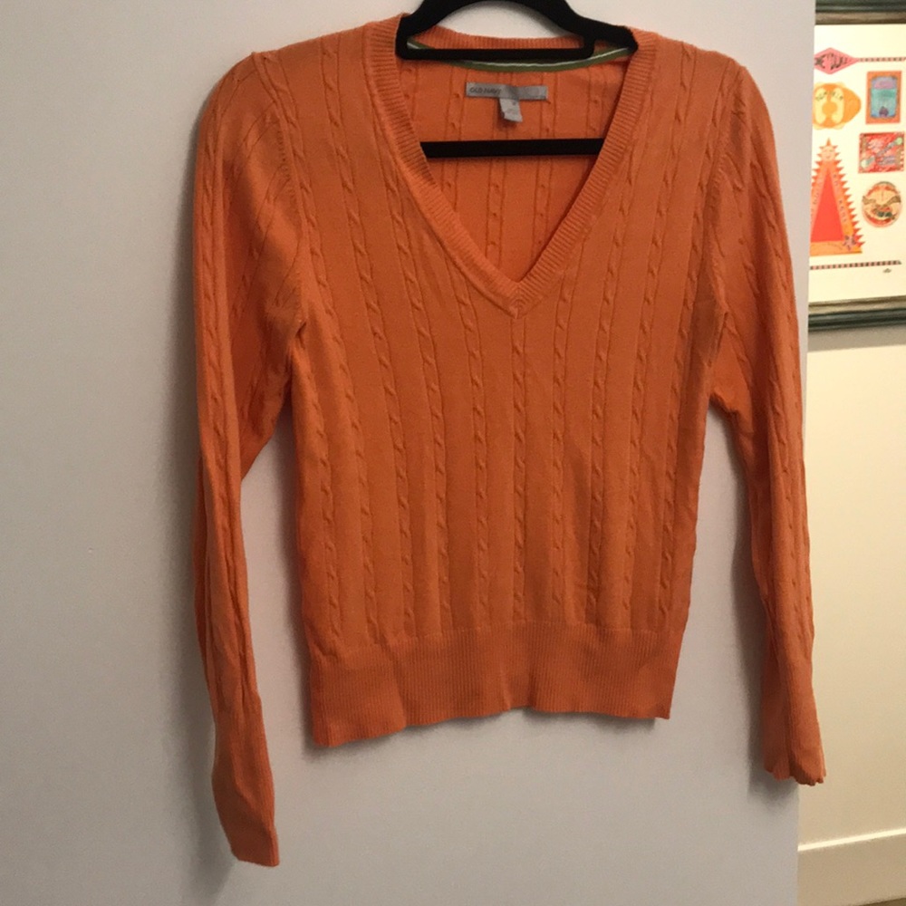 Orange sweater